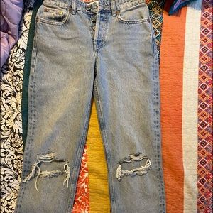 Zara straight leg jeans